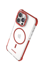 MICRODIA CRYSTAL GEAR™ High Transparency Protective iPhone Case - Burgundy